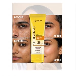 Sun Guard Lotion SPF 60 PA Broad Spectrum Matte Lotion Sunscree Jovees Herbal 2